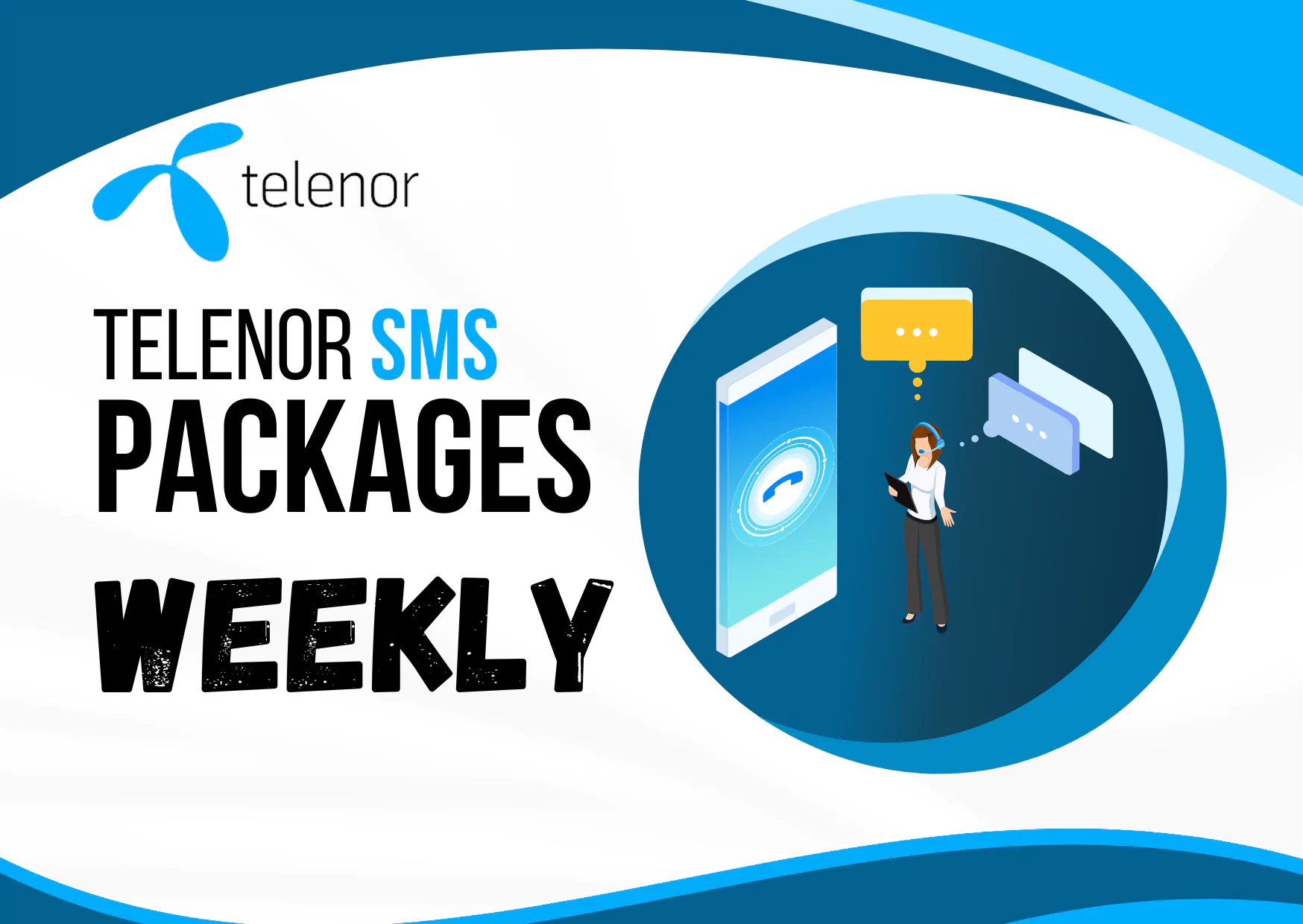 telenor sms package weekly code