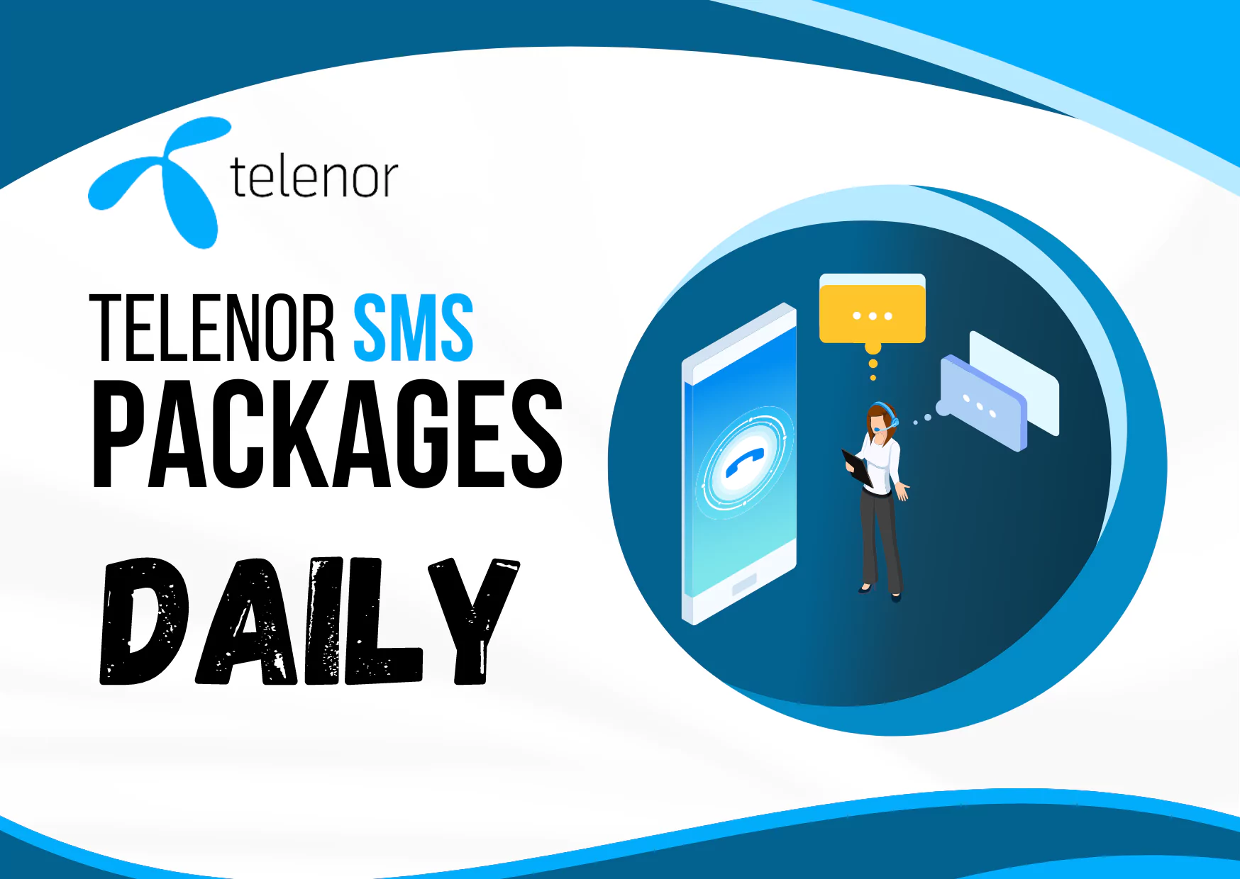 telenor sms package code