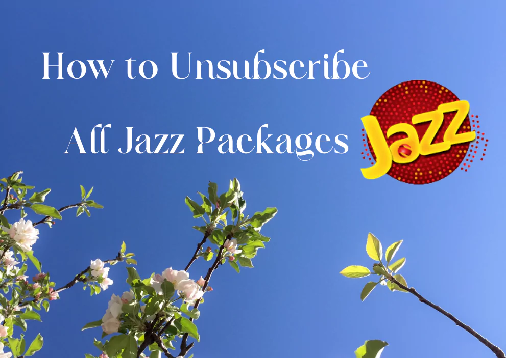 How to Unsubscribe All Jazz Packages